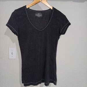 Victoria's Secret Charcoal V-Neck Tee